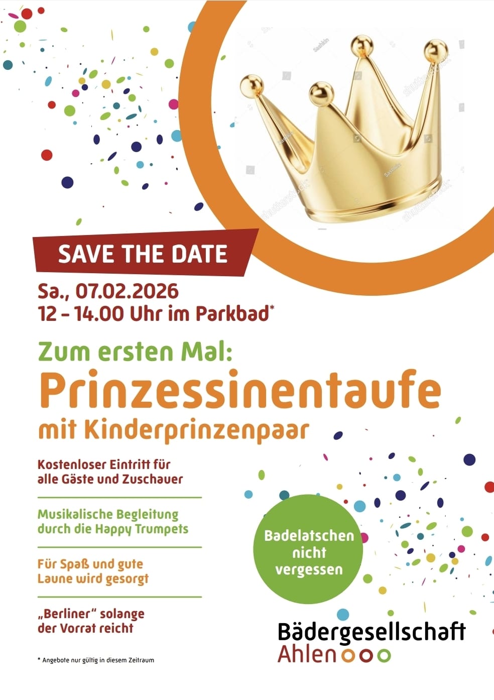 Prinzessinnnentaufe 2026